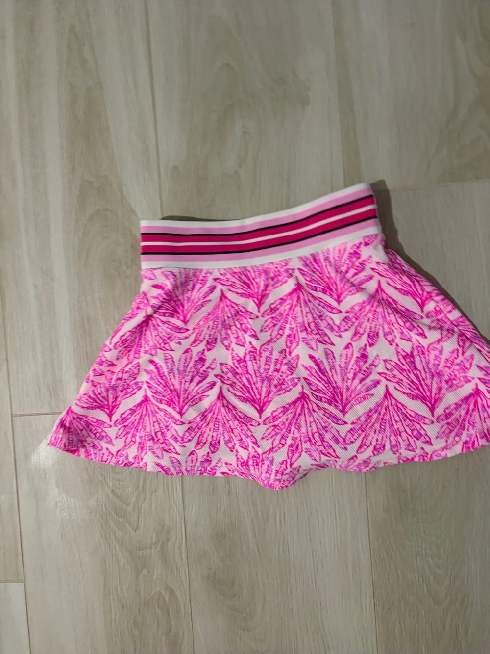 Lilly Pulitzer Neon Pink Printed Midi Skirt